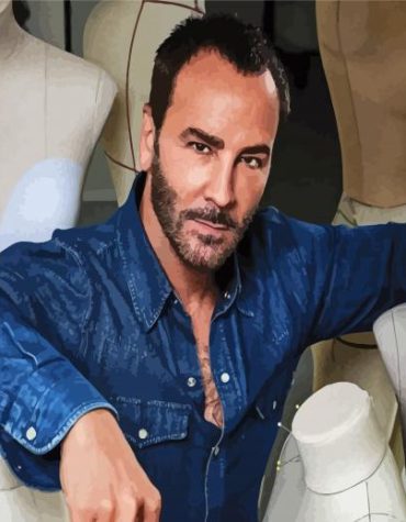 Tom Ford Fashion Icon Paint By Numbers