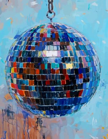 Colorful Disco Ball Paint By Numbers