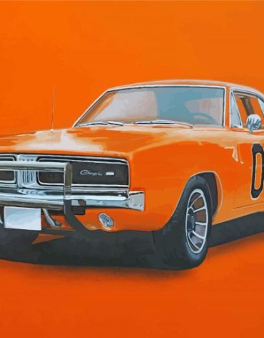 Classic Dukes Cars Paint By Numbers
