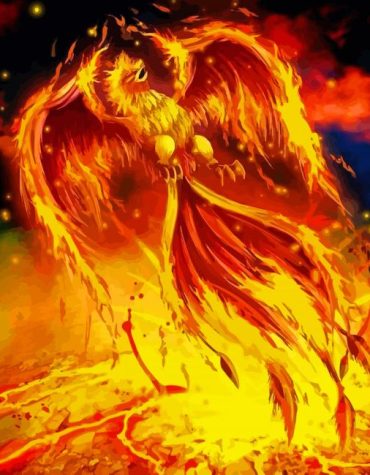 Fire Bird Fantasy Paint By Numbers