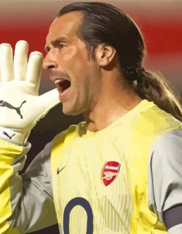 David Seaman Famous Goalkeeper Paint By Numbers