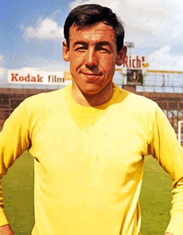 Legendary Goalkeeper Gordon Banks Paint By Numbers