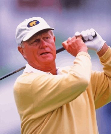 Jack Nicklaus Legendary Golfer Paint By Numbers