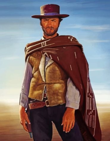 Vintage Western Cowboys Paint By Numbers