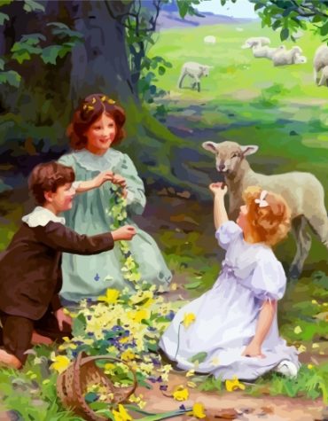 Arthur John Elsley Spring Delight Paint By Numbers