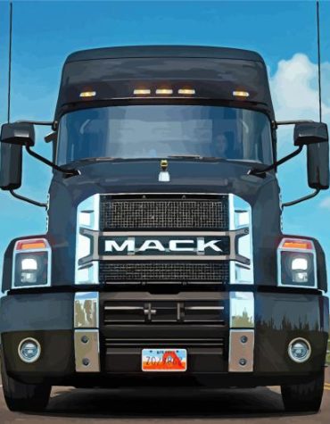 Mack Truck Adventures Paint By Numbers