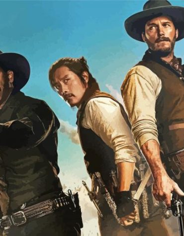 Western Actors in The Magnificent Seven Paint By Numbers