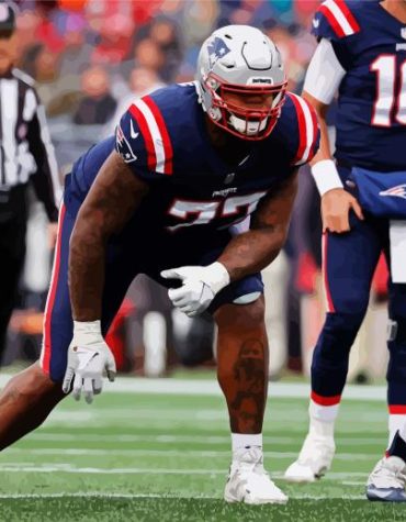 Trent Brown Football Star Paint By Numbers