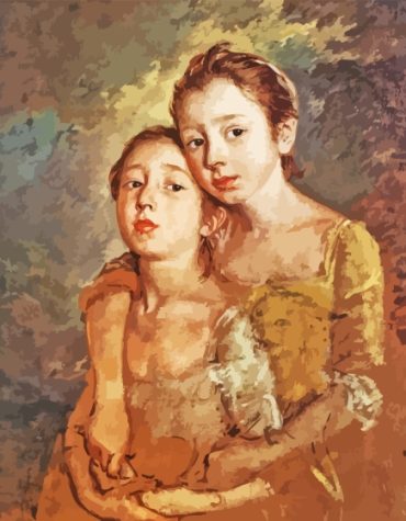Gainsborough Girls Vintage Paint By Numbers