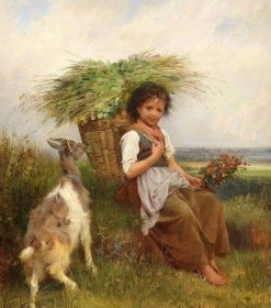 Little Girl Peasant Paint By Numbers