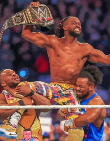 Kofi Kingston Famous Wrestler Paint By Numbers