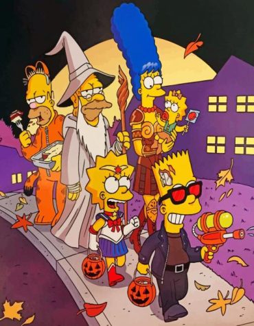 Halloween Simpsons Fun Paint By Numbers