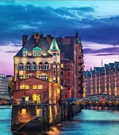 Hamburg Speicherstadt Buildings Paint By Numbers