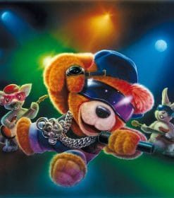 Star Teddy Bear Paint By Numbers