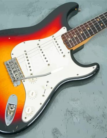 Strat Guitar Mastery Paint By Numbers