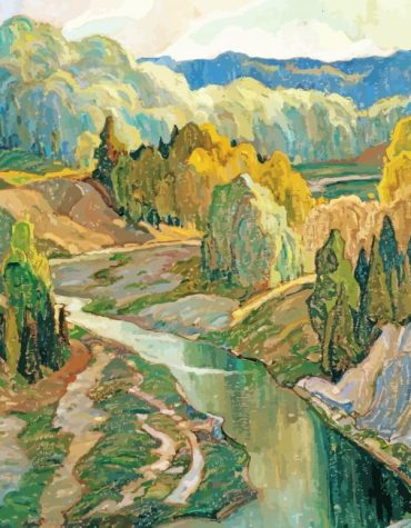Franklin Carmichael's The Valley 1921 Paint By Numbers
