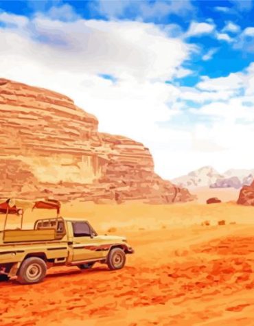 Wadi Rum Jordan Adventure Paint By Numbers