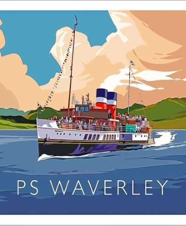 PS Waverley Ship Art Paint By Numbers