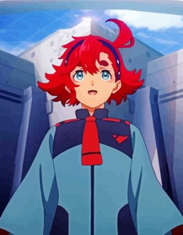 The Witch From Mercury Anime Paint By Numbers