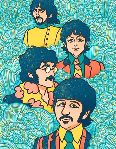 Beatles Celebrity Tribute Paint By Numbers