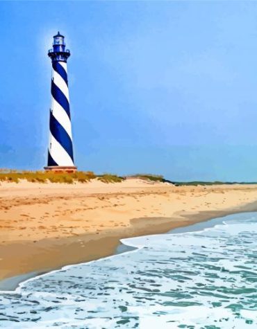 Iconic Cape Hatteras Lighthouse Paint By Numbers