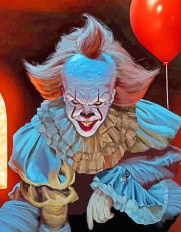 Scary Clown Killer Paint By Numbers