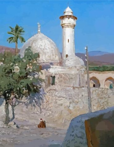 Mosque Jenin Masterpiece Paint By Numbers