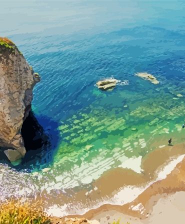 The Needles Island Seascape Paint By Numbers