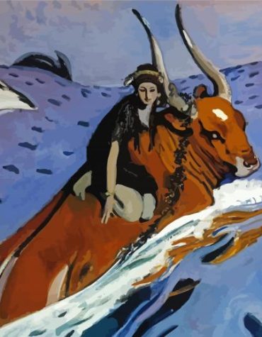 The Rape Of Europa Sea Art Paint By Numbers