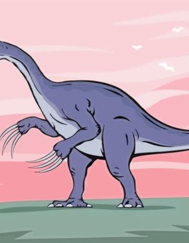 Fantasy Therizinosaurus Paint By Numbers