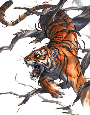 Tiger Artistic Bengal Paint By Numbers