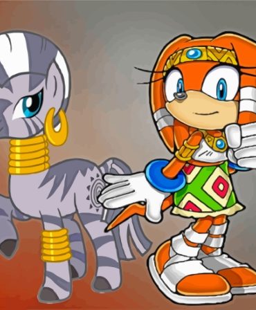 Tikal Sonic Animations Paint By Numbers