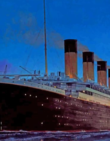 Titanic at Sea Paint By Numbers