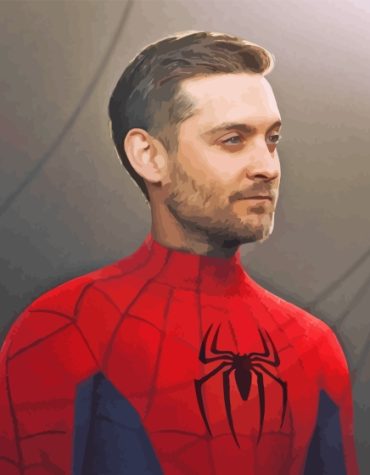 Tobey Maguire Marvel Hero Paint By Numbers