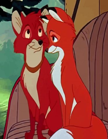 Disney's Tod and Vixey Paint By Numbers