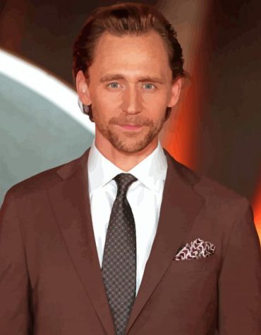 Famous Actor Tom Hiddleston Paint By Numbers