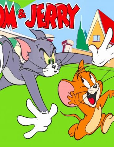 Tom and Jerry Cartoon Adventure Paint By Numbers