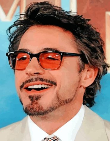 Tony Stark Marvel Paint By Numbers