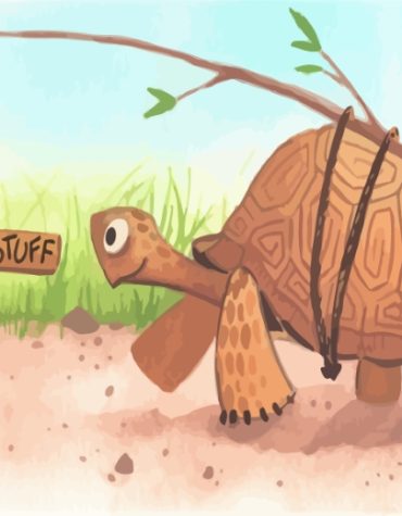 Tortoise Painting Easy Paint By Numbers