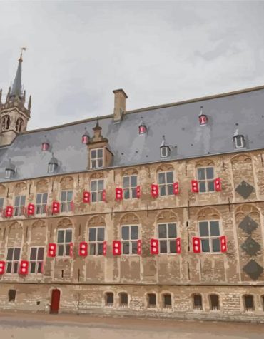Historic Town Hall Gouda Paint By Numbers