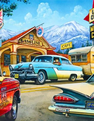 Cars Traffic Jam Paint By Numbers