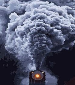 Train Chimney Engines Paint By Numbers