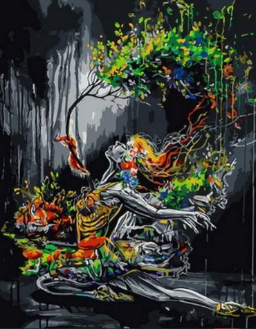 Fantasy Tree Woman Paint By Numbers