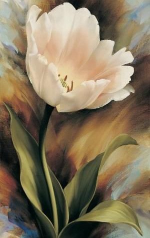 White Floral Trends Paint By Numbers