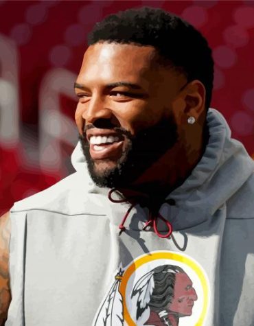 Trent Williams Football Star Paint By Numbers