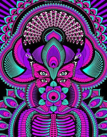 Trippy Mandala Colors Paint By Numbers