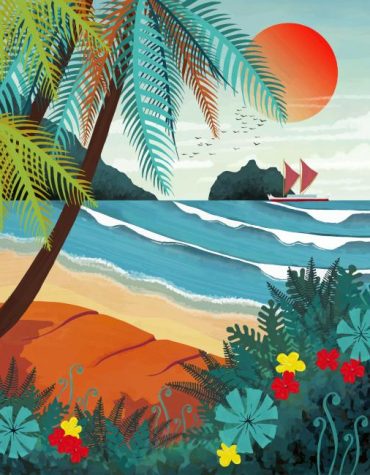 Tropical Seascapes Paint By Numbers