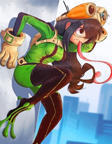 Tsuyu Asui My Hero Academia Paint By Numbers