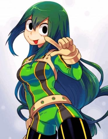 Tsuyu Asui Anime Art Paint By Numbers