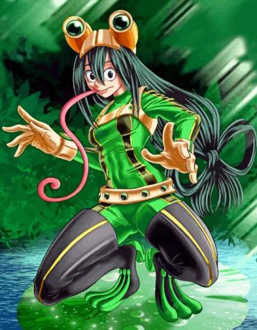 Tsuuyu Asui Anime Art Paint By Numbers